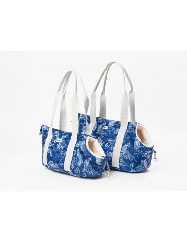 SAC DE TRANSPORT - Toile de jouy en linge