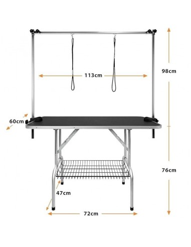 TableToilettage™ - Noir Par le système avancé 