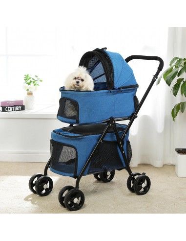 Poussette pour Chien - PetStroller™ - Bleu ou a consommer sur place