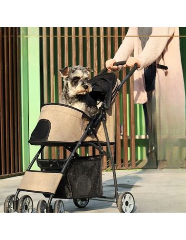 Poussette pour Chien - PetStroller™ - Beige Venez acheter