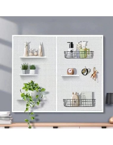 Panneau perforé - BoardWallOrganizer™ - Blanc solde