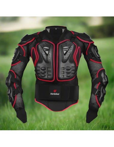 Veste de Moto - MotocrossProtection™ - Jacket Rouge Les êtres humains sont 