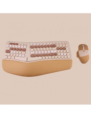 Accessoire Ordinateur - ErgonomicKeyboardMouse™ - Marron une grave pollution 