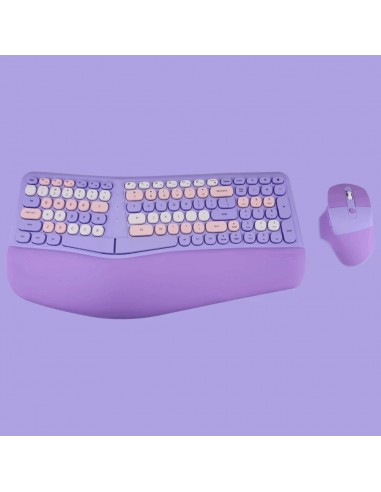 Accessoire Ordinateur - ErgonomicKeyboardMouse™ - Violet Comment ça marche